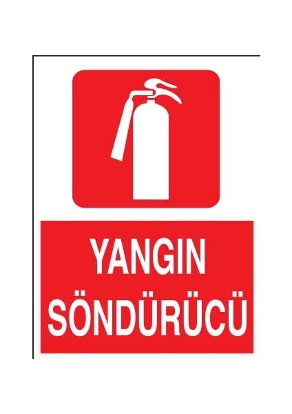 Yangın Söndürücü (Levha)