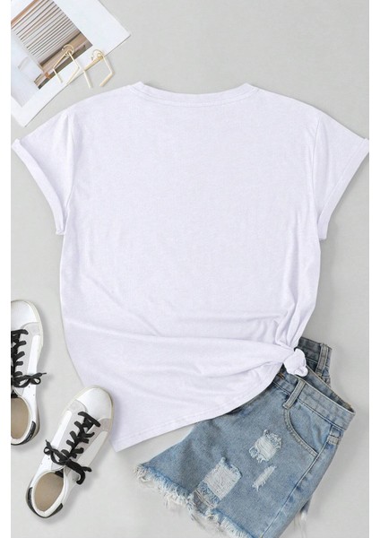 Unisex Su Avatar Baskılı T-Shirt