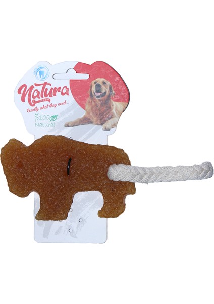 Natura Doğal Kauçuk Bizon Köpek Çiğneme Oyuncağı PTH-068