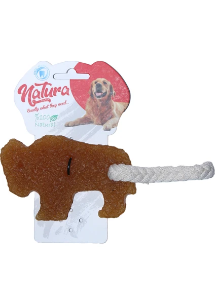 Natura Pet Natura Doğal Kauçuk Bizon Köpek Çiğneme Oyuncağı PTH-068