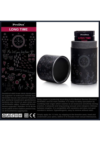 Long Time Premium 2 Kutu Krem For Men