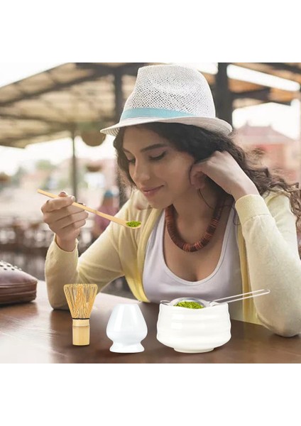 Yeni Başlayanlar Için 5 Çay Japon Matcha C Fwhite Kase (Yurt Dışından)