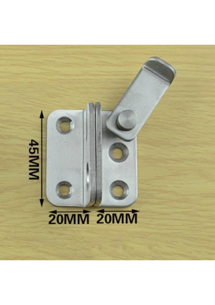 2pcs Slayt Cıvatası Mandal Kapısı Mandalları Güvenlik Kapısı 40X45MM Paslanmaz Fırçalanmış Kaplama Deliği + Olarak (Yurt Dışından) fırsatları