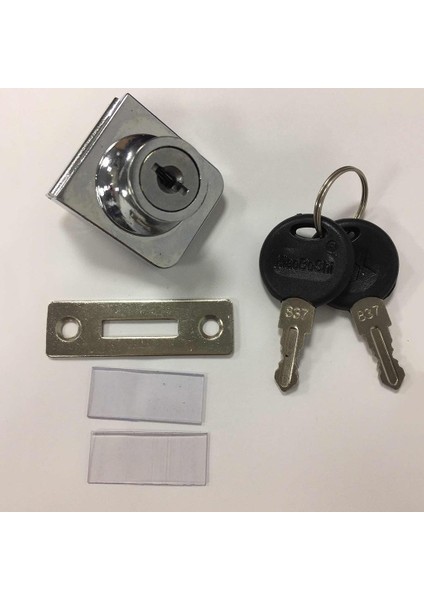 Cam Dolap Kilidi Cam Vitrini Kapısı Kilidi 2 35X32MM A (Yurt Dışından) indirimleri