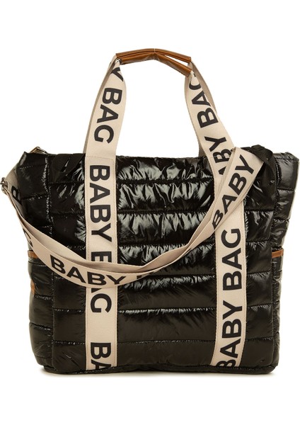 Baby Bag Kolonlu Nakışlı Puf Anne Bebek Çantası modelleri