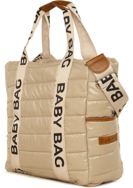 Baby Bag Kolonlu Nakışlı Puf Anne Bebek Çantası fiyatları