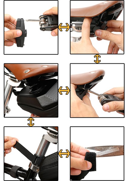 Bisiklet Çantası Karbon Desen Su Geçirmez Arka Kuyruk Çantası Sürüş Ekipmanları (Yurt Dışından) fiyatları