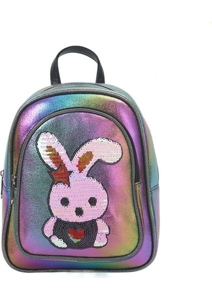 Sevimli ve Eğlenceli Payetli Kız Çocuk Okul Çantası (Yurt Dışından)