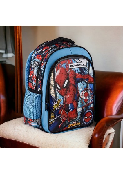 Spiderman Ilkokul Çantası Due Meanwhıle ve Beslenme Çantası