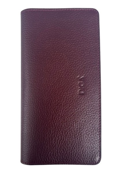 Diga Huawei ile Uyumlu Mıknatıslı Cüzdan Hakiki Deri Kadın Erkek Telefon Bölmeli 10 Kartlık Para Bölmeli 18X10X2 cm Bordo
