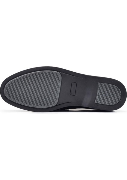Siyah Yazlık Loafer Erkek Ayakkabı -73561-
