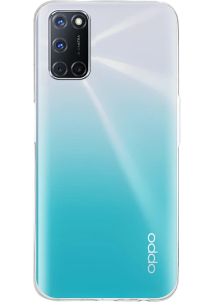 Kzy Oppo A92 Kapak 1mm Süper Silikon Şeffaf Kılıf