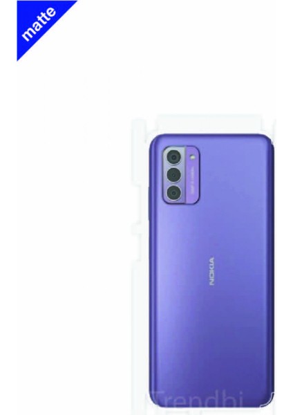 Nokia G42 Mat Arka ve Yan Kaplama Köşeler Dahil Kaplayan Poliüretan Film