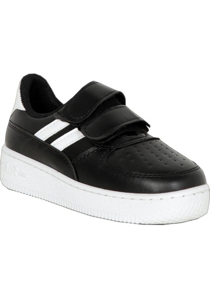 Kız Çocuk Siyah Cırt Cırtlı Outdoor Spor Ayakkabı Sneaker DC10164
