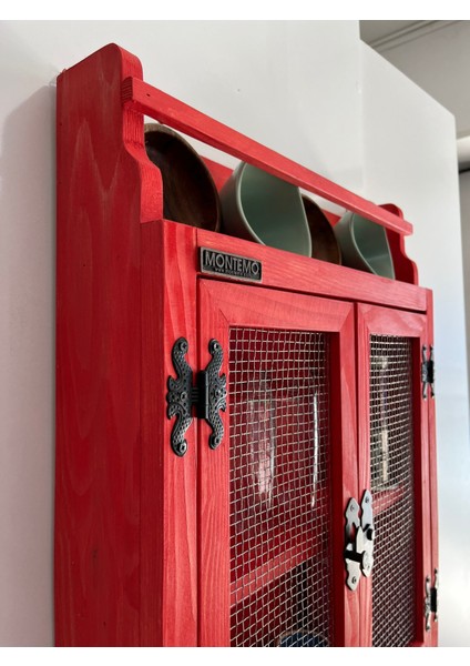 Montemo Mobilya Ahşap Telli Terek-Mutfak Rafı-Doğal Ahşap-Kavanozluk-Bardaklık-Dekoratif Raf-Fincanlık-Kahve Köşesi modelleri