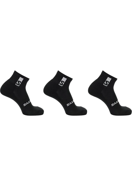 Everyday Ankle 3-Pack Siyah Unisex Çorap