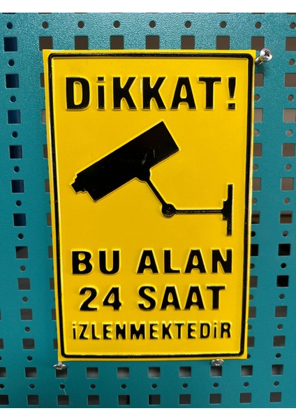 Bu Alan Kamera Sistemi ile Izlenmektedir Levhası 10 Lu Paket