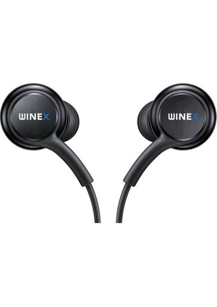 Akg Type-C Mikrofonlu Kablolu Kulaklık Siyah