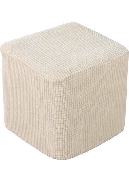 Köpek Cat Pet Beige Için Kare Osmanlı Slipcover Polyester Taburesi (Yurt Dışından) fiyatları