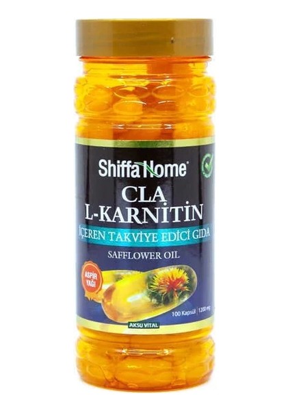 Shiffa Home Cla L-Carnitin Aspir Yağı 1000 mg x 100 Kapsül