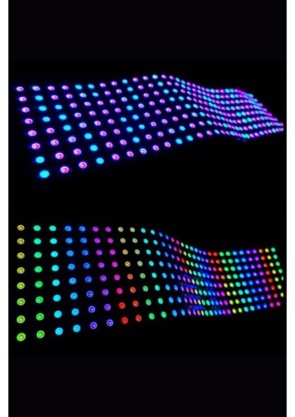 WS2812B Matrix Ekran Rgb LED Ayrı Ayrı Adresli 8X32 Matrix Dijital Esnek Ekran 5 Volt