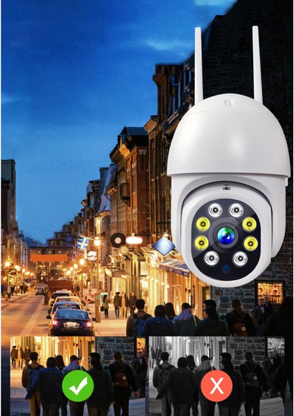 2mp Wifi Ip Kameralar 1080P Ev Iç Mekan Dış Mekan Için Kablosuz Kablosuz (Yurt Dışından)