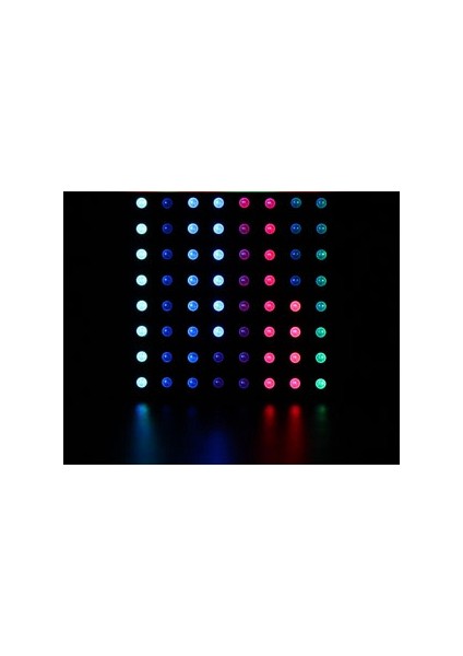 Hazar Led WS2812B Matrix Ekran Rgb LED Ayrı Ayrı Adresli 8x8 Matrix Dijital Esnek Ekran 5 Volt