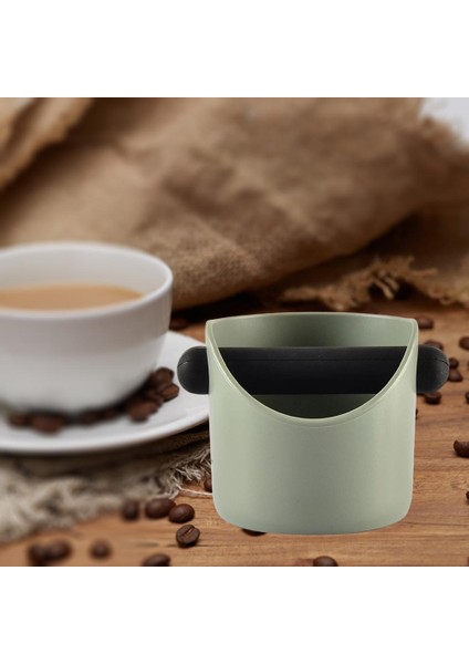 Espresso Anti-Kayma Çöp Kutusu Atık Çöp Kutusu Açık Yeşil (Yurt Dışından)