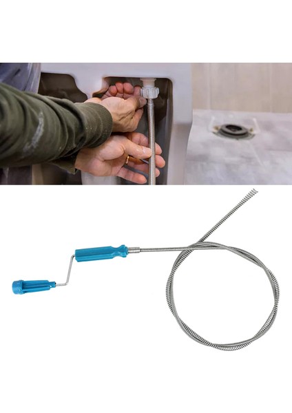 Çelik Lavabo Yılan Temizleyici Drenaj Auger Grabberı Tuvalet, 1.4m Için (Yurt Dışından) modelleri