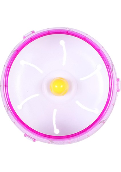 Plastik Koşu Disk Hamster Egzersiz Tekerleği Kirpi Için Sessiz Pembe 21CM (Yurt Dışından)