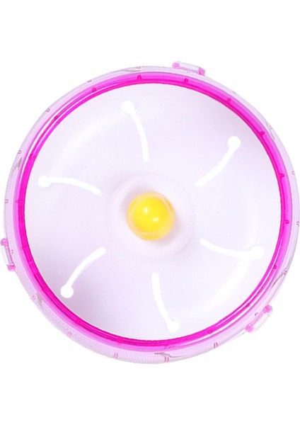 Hamster Koşu Tekerleği Sessiz Çalışan Oyuncak Roller Pembe 17.5cm (Yurt Dışından)