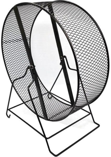 Demir Hamster Egzersiz Tekerlek Oyuncak Guinea Domuz 32X19X36.5CM Için (Yurt Dışından)
