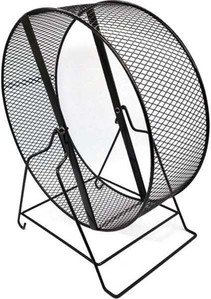 Demir Hamster Egzersiz Tekerlek Oyuncak Guinea Domuz 32X19X36.5CM Için (Yurt Dışından)
