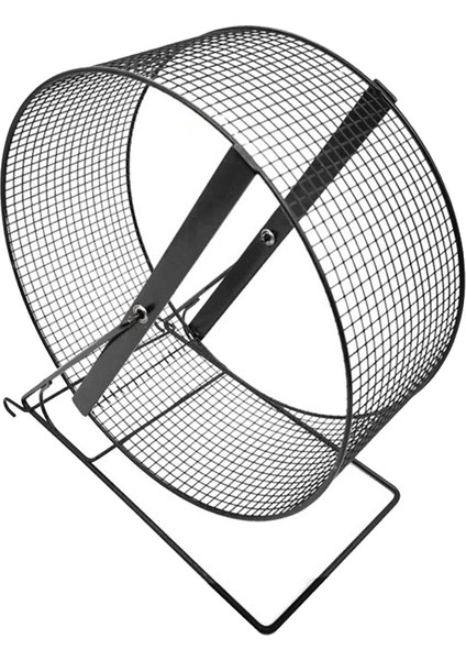 Demir Hamster Egzersiz Tekerlek Oyuncak Guinea Domuz 21X15X23CM (Yurt Dışından)