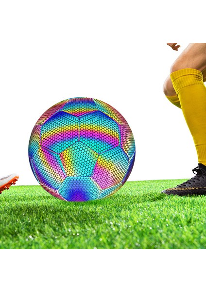 Yansıtıcı Işıklı Futbol No. 4 Renkli Işıklı Futbol Dünya Kupası Antrenman Maçı Futbolu (Yurt Dışından) fiyatları