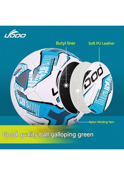 Çocuk Dünya Kupası Futbol Kalın Tip No. 5 Futbol Okulu Pu Makine Dikişli Eğitim Futbolu (Yurt Dışından)
