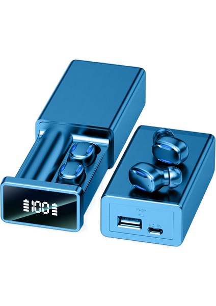 Tws Dijital Ekran Kablosuz Bluetooth Kulaklıklar Havalı Kulak Içi Kulaklıklar (Yurt Dışından)