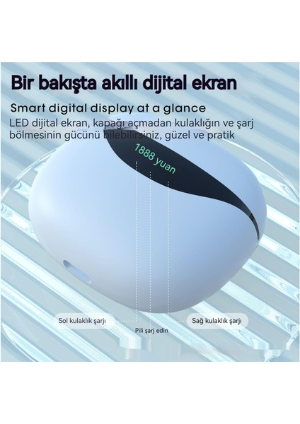 Kulak Içi Kulaklıklar Bluetooth Kulaklıklar Mini Kablosuz Kulaklıklar Su Geçirmez (Yurt Dışından)