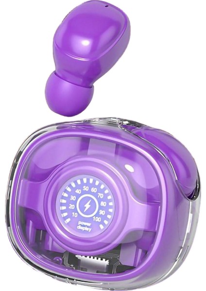Serin Kablosuz Bluetooth Kulaklık Mini Dijital Ekran Kulak Içi Kulaklık Süper Uzun Pil Ömrü Su Geçirmez (Yurt Dışından)