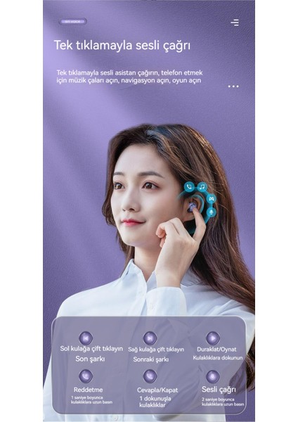 Kablosuz Bluetooth Kulaklık Büyük Pil Tws Geniş Ekran Dijital Ekran Yüksek Değerli Düşük Gecikmeli E-Spor Oyunu Kulak Içi Kulaklık (Yurt Dışından)