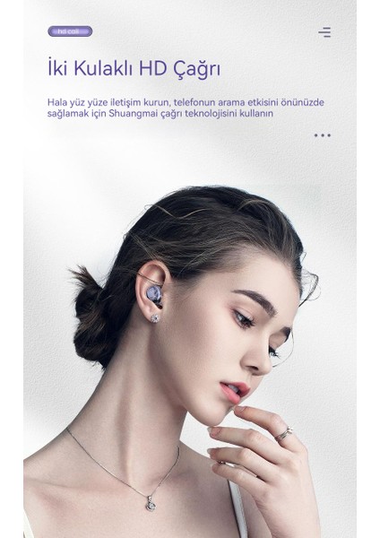 Kablosuz Bluetooth Kulaklık Büyük Pil Tws Geniş Ekran Dijital Ekran Yüksek Değerli Düşük Gecikmeli E-Spor Oyunu Kulak Içi Kulaklık (Yurt Dışından)