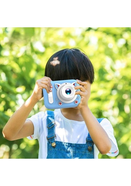 Çocuk Kamerası Hd Çift Kamera Selfie Kamerası Cep Kamerası (Yurt Dışından)