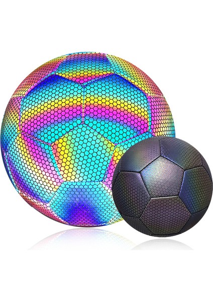 Yansıtıcı Işıklı Futbol No. 5 Renkli Işıklı Futbol Dünya Kupası Antrenman Maçı Futbolu (Yurt Dışından)