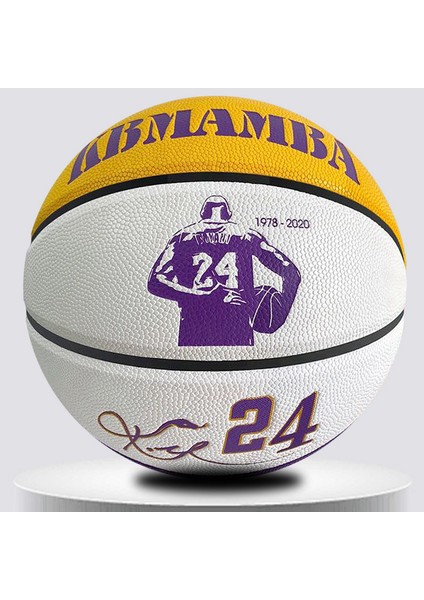 Basketbol Topu Kobe Bryant Black Mamba Sınırlı Sayıda Hatıra Modeli No. 6 Ilk ve Orta Okul Oyunu Basketbolu Iç ve Dış Mekan Basketbolu (Yurt Dışından)