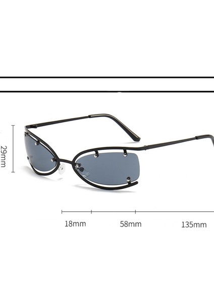 Trendy Trendy Kişiselleştirilmiş Unisex Güneş Gözlüğü (Yurt Dışından) indirimleri