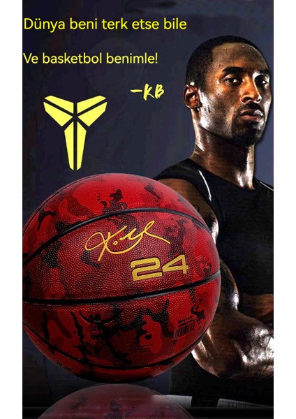 Basketbol Topu Kobe Bryant Black Mamba Sınırlı Sayıda Hatıra Modeli No. 5 Çocuk Oyunu Basketbol Iç ve Dış Mekan Basketbolu (Yurt Dışından)