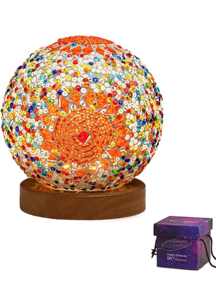 Hediye Kutusu LED Dekoratif Masa Lambası Egzotik Stil USB Gece Lambası (Yurt Dışından)