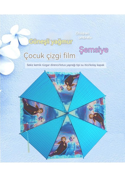 Kadın Uv Korumalı Şemsiye - Mavi (Yurt Dışından)