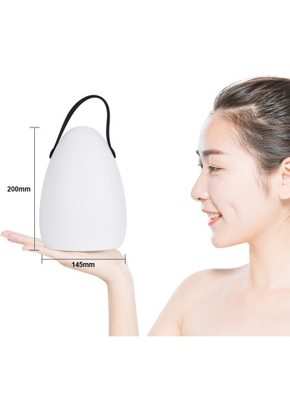 8 Çeşit Işık Dış Mekan LED Taşınabilir Masa Lambası USB Atmosfer Işığı (Yurt Dışından)