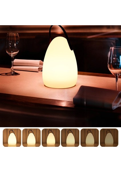8 Çeşit Işık Dış Mekan LED Taşınabilir Masa Lambası USB Atmosfer Işığı (Yurt Dışından)